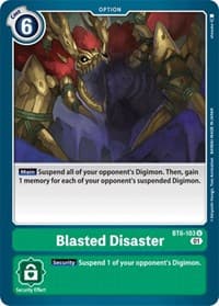 Blasted Disaster - Double Diamond - Digimon Card Game card