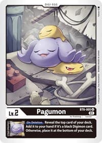 Pagumon - Double Diamond - Digimon Card Game card