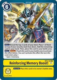 Reinforcing Memory Boost! - Double Diamond - Digimon Card Game card