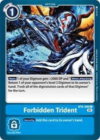Forbidden Trident - Double Diamond - Digimon Card Game card