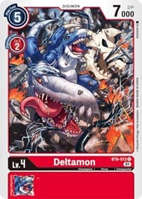 Deltamon - Double Diamond - Digimon Card Game card