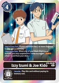 Izzy Izumi & Joe Kido - Double Diamond - Digimon Card Game card