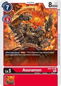Asuramon - Double Diamond - Digimon Card Game card