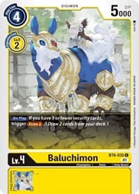 Baluchimon - Double Diamond - Digimon Card Game card