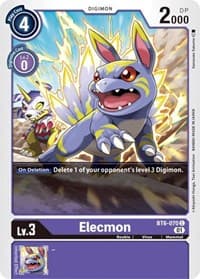 Elecmon - Double Diamond - Digimon Card Game card