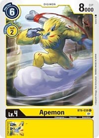 Apemon - Double Diamond - Digimon Card Game card