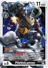 PileVolcamon - Double Diamond - Digimon Card Game card