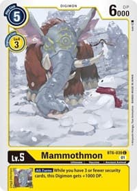 Mammothmon - Double Diamond - Digimon Card Game card
