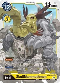 SkullMammothmon - Double Diamond - Digimon Card Game card