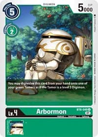 Arbormon - Double Diamond - Digimon Card Game card