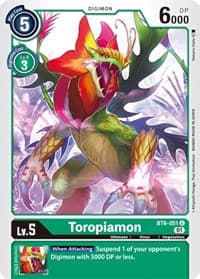 Toropiamon - Double Diamond - Digimon Card Game card