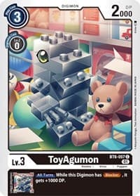 ToyAgumon - Double Diamond - Digimon Card Game card