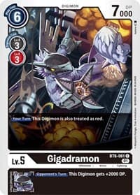 Gigadramon - Double Diamond - Digimon Card Game card