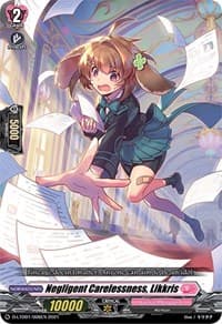 Negligent Carelessness, Likkris - D-LTD01: Ahoy! Lyrical Monasterio! - Cardfight Vanguard card