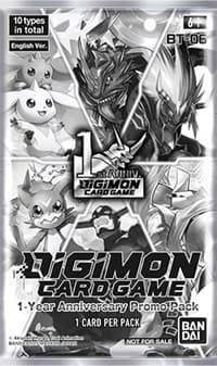 1-Year Anniversary Promo Pack - Digimon Promotion Cards - Digimon Card Game card