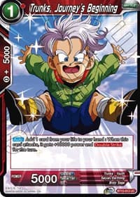 Trunks, Journey's Beginning - Saiyan Showdown - Dragon Ball Super: Masters card