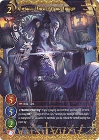 Mortana, Witch of Grim Tidings (Extended Art) - Aces of the Cosmos, Assemble! - Gate Ruler card
