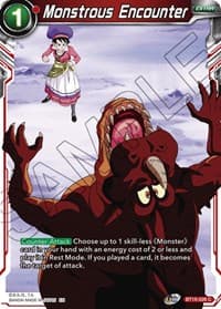 Monstrous Encounter - Saiyan Showdown - Dragon Ball Super: Masters card