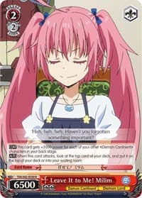 Leave It to Me! Milim - That Time I Got Reincarnated as a Slime Vol.2 - Weiss Schwarz card