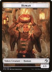 Human // Insect Double-Sided Token - Innistrad: Midnight Hunt - Magic: The Gathering card