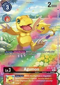 Agumon (Alternate Art) - Double Diamond - Digimon Card Game card