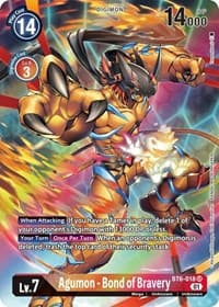 Agumon - Bond of Bravery (Alternate Art) - Double Diamond - Digimon Card Game card