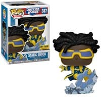 Justice League: Static Shock (Hot Topic Exclusive) - Pop! Vinyl - Funko card