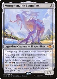 Morophon, the Boundless - Promo Pack: Innistrad: Midnight Hunt - Magic: The Gathering card