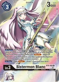 Sistermon Blanc (Alternate Art) - Double Diamond - Digimon Card Game card