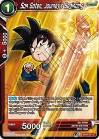 Son Goten, Journey's Beginning - Saiyan Showdown - Dragon Ball Super: Masters card