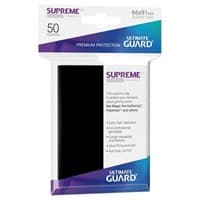 Gloss Sleeve - Supreme UX Sleeves Black (50-Pack) - Ultimate Guard Card Sleeves - Card Sleeves card