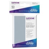 Gloss Sleeve - Supreme UX Sleeves Clear (50-Pack) - Ultimate Guard Card Sleeves - Card Sleeves card