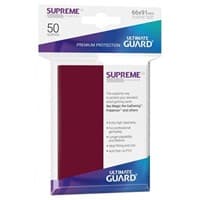 Gloss Sleeve - Supreme UX Sleeves Bordeaux (50-Pack) - Ultimate Guard Card Sleeves - Card Sleeves card