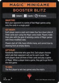 Magic Minigame: Booster Blitz - Innistrad: Midnight Hunt - Magic: The Gathering card