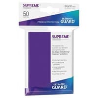 Gloss Sleeve - Supreme UX Sleeves Purple (50-Pack) - Ultimate Guard Card Sleeves - Card Sleeves card