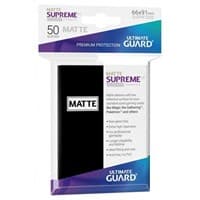 Matte Sleeve - Supreme UX Sleeves Black (50-Pack) - Ultimate Guard Card Sleeves - Card Sleeves card