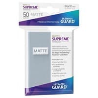 Matte Sleeve - Supreme UX Sleeves Clear (50-Pack) - Ultimate Guard Card Sleeves - Card Sleeves card