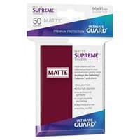 Matte Sleeve - Supreme UX Sleeves Bordeaux (50-Pack) - Ultimate Guard Card Sleeves - Card Sleeves card