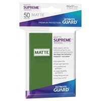Matte Sleeve - Supreme UX Sleeves Green (50-Pack) - Ultimate Guard Card Sleeves - Card Sleeves card