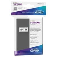 Matte Sleeve - Supreme UX Sleeves Grey (50-Pack) - Ultimate Guard Card Sleeves - Card Sleeves card