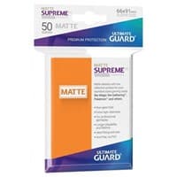 Matte Sleeve - Supreme UX Sleeves Orange (50-Pack) - Ultimate Guard Card Sleeves - Card Sleeves card