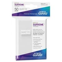 Matte Sleeve - Supreme UX Sleeves White (50-Pack) - Ultimate Guard Card Sleeves - Card Sleeves card