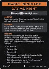 Magic Minigame: Day Vs. Night - Innistrad: Midnight Hunt - Magic: The Gathering card