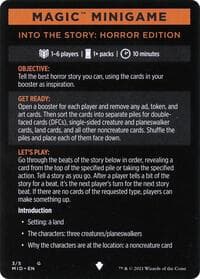 Magic Minigame: Into the Story: Horror Edition - Innistrad: Midnight Hunt - Magic: The Gathering card
