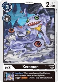 Keramon - BT2-053 (Tamer Party Vol. 3 Promo) - Release Special Booster 1.0 - Digimon Card Game card