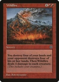Wildfire - Portal Second Age - Magic: The Gathering card