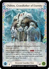 Oldhim, Grandfather of Eternity // Shiver - Tales of Aria - Flesh and Blood TCG card
