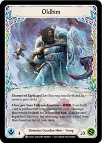 Oldhim // Frostbite - Tales of Aria - Flesh and Blood TCG card