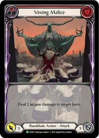 Vexing Malice (Red) (Extended Art) - LGS057 - Flesh and Blood: Promo Cards - Flesh and Blood TCG card