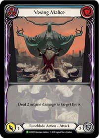 Vexing Malice (Blue) (Extended Art) - LGS059 - Flesh and Blood: Promo Cards - Flesh and Blood TCG card